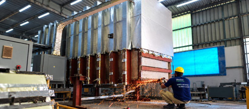 Industrial Workshop Sparks and Steel
